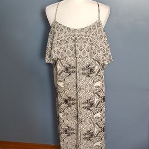 Vanessa Virginia Black and White Maxi Dress